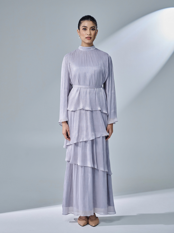 SERENE DRESS - GRAY LILAC SERENE DRESS - GRAY LILAC